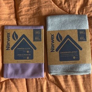 Norwex Purple and Gray Cloth Duo
